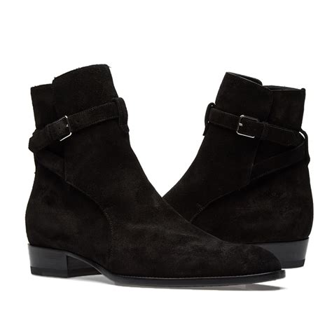 Saint Laurent Wyatt Jodhpur Boot Black 